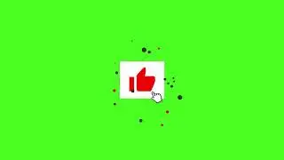like video 3D effect | like animation for youtube green screen | youtube video like effect stock