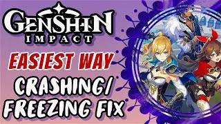 Genshin Impact - How to Fix Crashing and Freezing Errors *Easiest Way* (100% WORKING) 2023