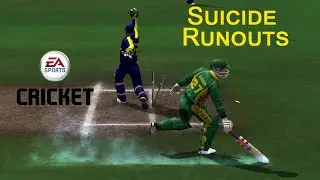 The weird run outs from Cricket 07