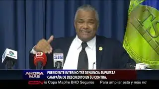 Presidente interino TSE denuncia supuesta campaña de descrédito en su contra