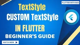 Custom TextStyle Widget in Flutter | How to use 1 TextStyle in several Text Widget style ?