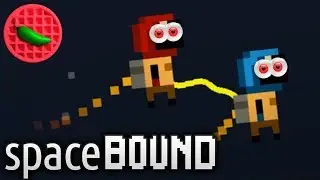 TANDEM SPACE TERROR! -- Let's Play spaceBOUND (Steam PC Game) (Local Co-op Multiplayer)