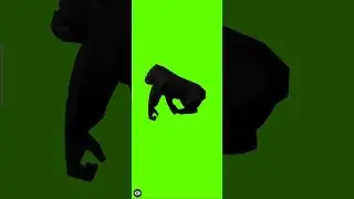 Gorilla Walking green screen | @syedashahtv 