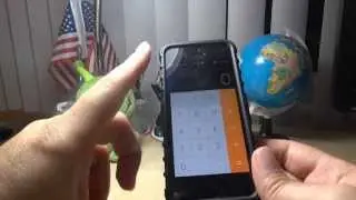 How to access the scientific functions of your calculator in your iPhone using the new IOS7