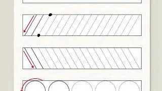 Çizgi Çalışması 1.Sınıf İlk Okuma Yazma Dikey Yatay Eğik Yuvarlak Çizgi Çalışmaları Uzaktan Eğitim