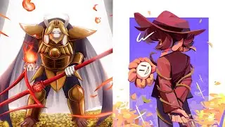 Asgore Vs Clover | Stronger Than You - Mash Up