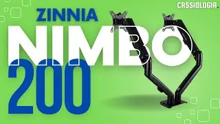 O melhor SUPORTE DUPLO de monitor - ZINNIA NIMBO 200