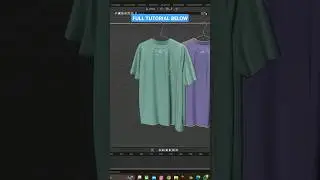 Hanger With Tshirt Slide Animation #3dmockup #digitalfashion #animation #clothingbrand #tshirt
