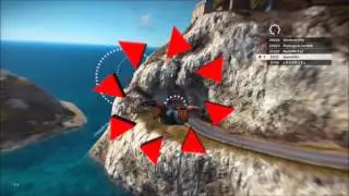 Just Cause 3 -  All Insula Fonte Wing Suit Challenges 5 Gear