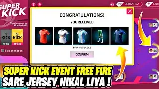 Super Kick Event Free Fire || Jersey Event Spin Free Fire Free Fire || New Event Today