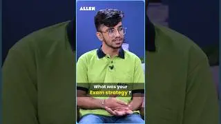 Exam Hall Strategy for NEET 2025: Gurshaan Singh Shares His Strategy to Maximize Your Score #Shorts