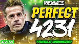 The ULTIMATE 4231 FM24 Tactic Wins The Treble! | Best FM24 Tactics