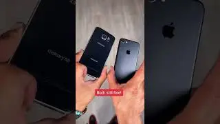 “Drop Test” iPhone 7 vs Galaxy S6 which one breaks first? 😮  