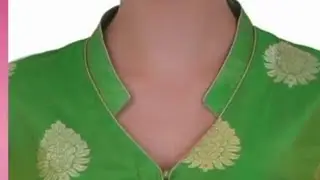 Trendy Half collar Neck Designs 2024 | Half collar Neck Designs With Lace /chaina collar ky de..
