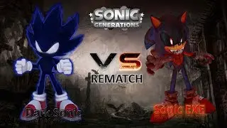 Sonic Generations Mod Part 145_ Dark Sonic VS Sonic EXE (REMATCH)