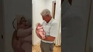 Grandpa Meets His First Grandaughter 🥹 
