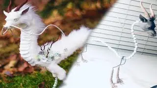 DIY Winter Dragon Art Doll Tutorial