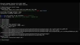 How to import modules in Python as numpy