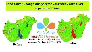 Change detection using Google Earth Engine || Land use and Land cover change detection using GEE