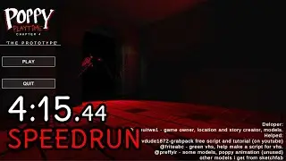 Poppy Playtime Chapter 4 FANGAME SPEEDRUN Gameplay