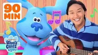 90 MINUTES of Blues Favorite Songs & Dances w/ Josh! | Blues Clues & You!