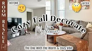 🍂 COZY FALL DECORATE 2024 | Room Rescue Autumn Makeover