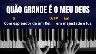 Quão Grande é o Meu Deus - Soraya Moraes - Aula de Teclado