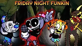 TRIPLE TROUBLE INVADIU CUPHEAD!! Friday Night Funkin Threefolding Knockout Cuphead
