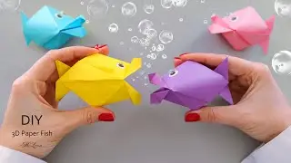 🐟 РЫБКА БЕЗ КЛЕЯ И НОЖНИЦ 🐠 TALKING FISH WITHOUT SCISSORS 🐟