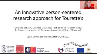 An innovative person-centered research approach for Tourette's Beljaars Bervoets ESSTS Oct. 2nd 2021