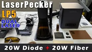 LaserPecker LP5 Dual Laser (BRAND NEW!) - Setup, Testing, & Honest Review
