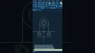 AutoCAD 2d Design short tutorial #viral #autocad #3d #2d #design #command #youtubeshorts #shorts