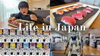 Japanese Holiday Vlog 🇯🇵 Making Homemade Sushi 🍣 Hugest Gachapon Store & Shopping Adventure! ⛩️