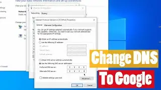 How to Set Up 8.8.8.8 DNS Server for Windows 10 | Change DNS To Google In Windows 10