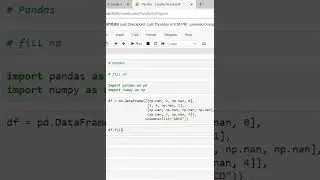 Filling null values in Pandas