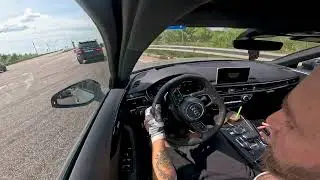 ПРОСТРЕЛ / КАТАЮСЬ НА AUDI RS4 / ТРАССА М4 Дон
