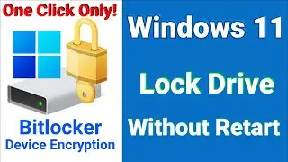 How to LOCK Bitlocker on Windows 11 Without Restart - Youtube