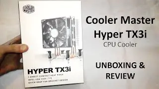 Tih i odličan | CM Hyper TX3i CPU Cooler | Unboxing & Review