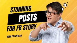 Stunning FB Story posts made with Canva