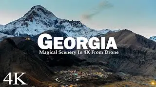 GEORGIA - 4K Drone Footage - Amazing Nature Scenery in Ultra Hd HDR