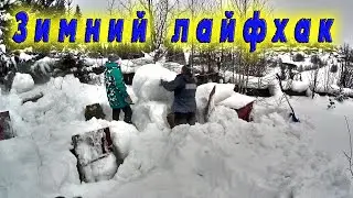 КАК УБРАТЬ СНЕГ С УЛЬЕВ ПО ТИХОМУ / ЭКСТРЕННАЯ ПРОВЕРКА ПЧЕЛОСЕМЕЙ.