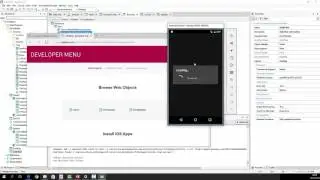 Demo: starting to develop the mobile portion of the application
