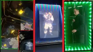 (Hybrid Hologram) Led İllusion. (infinity) + Hologram Technique -- LED ilizyon ve Hologram tekniği