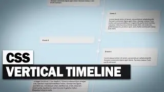 CSS Vertical Timeline Tutorial (Neumorphic style)