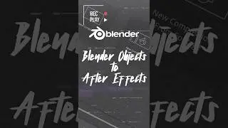 Quick tip: Blender tracking to After Effects
