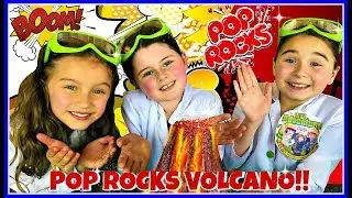 Volcano Eruption Science Experiment! Easy Science Projects Experiments for Kids!