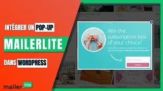 Intégrer un Pop-Up MailerLite à une Page Web sous WordPress