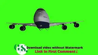 Passenger plan Green Screen Video