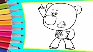 РАСКРАСКИ! Раскрашиваем картинки для детей из мультфильмов Мимишки, Кеша