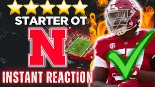 NEWS: 5-STAR OT Transfer COMMITS TO NEBRASKA😳🌽| BANG | Elijah Pritchett | Husker Football Portal